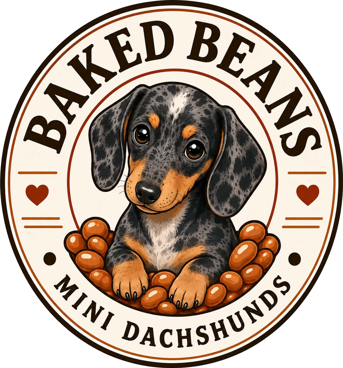 Baked Beans Miniature Dachshunds